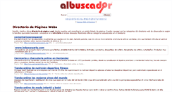 Desktop Screenshot of albuscador.com